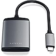 Satechi USB-C アルミニウム UHS-II Micro/SDカードリーダー 高速データ転送 タイプC (MacBook Pro, iPad Pro など対応) (スペースグレイ)