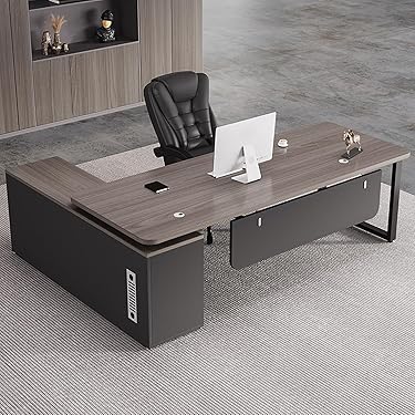 ベージュ合板ハンドル式パソコンデスク「6月6日掲載終了」 オフィス