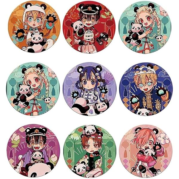 Amazon.co.jp: 地縛少年花子くん 缶バッジ 4個セット 花子くん 八尋