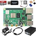 DIGISHUO Raspberry Pi 4B Model B 2/4/8GB RAM DIY Kit Case Fan SD Card Micro-SD HDMI (4G Module 8 in 1 Kit)