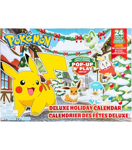 Amazon.co.jp: ポケモン 2024年ホリデーアドベントカレンダー 子供用
