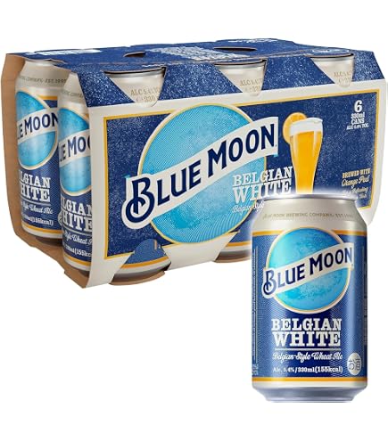 Amazon.co.jp: ブルームーン ビール 330ml 缶 輸入元 白鶴酒造 BLUE