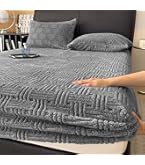 Amazon｜テイジン Curume クルミ― ボックスシーツ ワイドキング 冬用