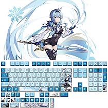 Amazon | 日本語配列 キーキャップ げんしん 原神 周辺 クレー