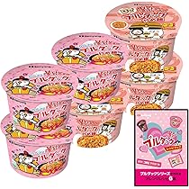 Amazon.co.jp: 【公式】ブルダック炒め麺 BIGカップ味比べ6食セット