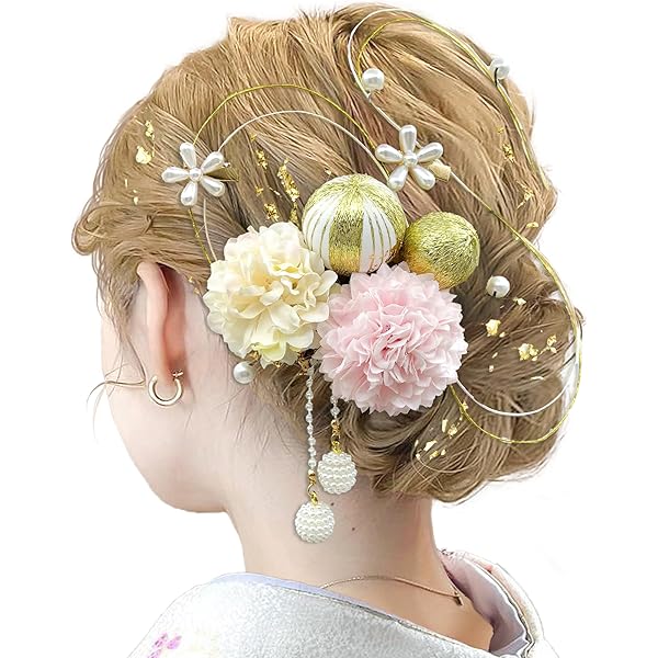 kai　お着物髪飾りセット 髪飾り 224-002 着物髪飾り 水引 振袖 入卒 和装小物 京都 さん