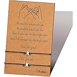 Azalea® Pinky Promise Bracelet, Matching Bracelets, Distance Bracelets, Relationship Bracelets Gifts for Best Friends Couples