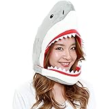 [サザック] 着ぐるみCAP サメデラックス グレー