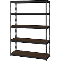 スチールラック メタルラック 幅120cm 5段 STR-1200 ブラック Amazon｜ラック スチールラック メタルラック 幅120cm 5段