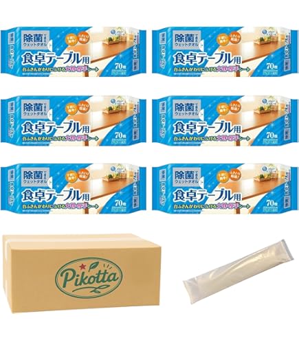 Amazon.co.jp: エリエール除菌できるウエットタオル 食卓テーブル用 70