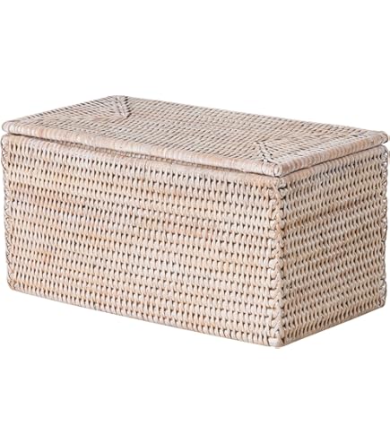 Amazon｜KOUBOO La JollaラタンラウンドWaste Basket with