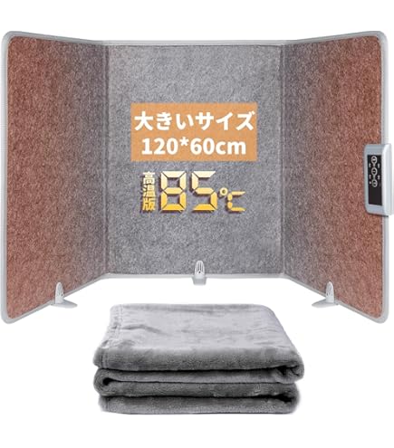 Amazon | パネルヒーター 多層断熱構造＆高性能炭素素材 足元ヒーター