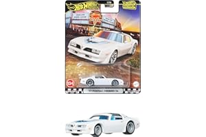ホットウィール(Hot Wheels) ブールバード '77 ポンティアック ファイヤーバード TA 乗り物おもちゃ ミニカー 3歳から ホワイト JBL28