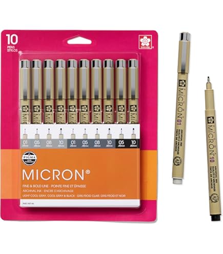Amazon.co.jp: Sakura ピグマ ミクロン インクペンセット ブリスター
