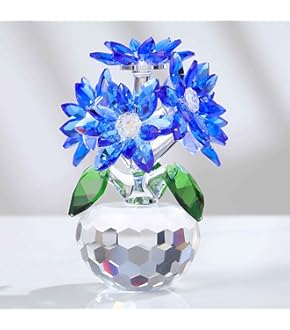 Amazon.co.jp: K9 クリスタル イエロー 蓮の花 ハス クリスタル