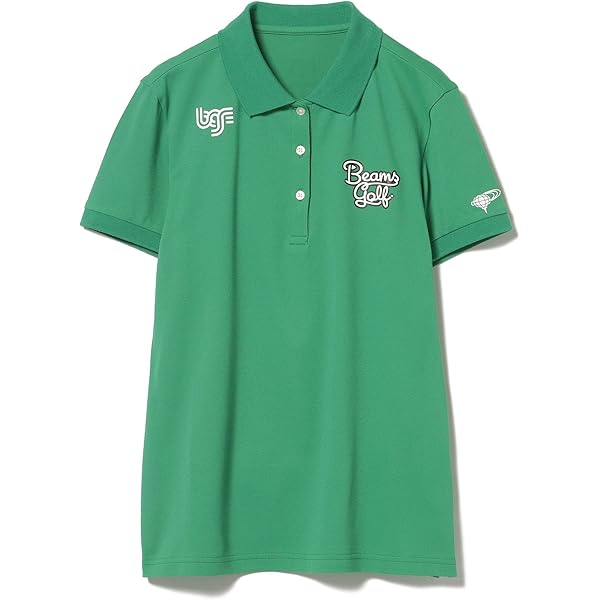 新品 BEAMSGOLF バック フラワー プリント ポロシャツ BEAMS GOLF（ビームス ゴルフ）〈WOMEN〉 ORANGE LABEL / バック