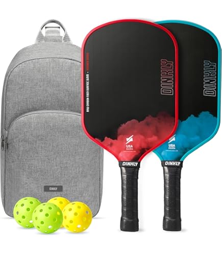 Amazon.co.jp: カーボンファイバーピックルボールパドル、USAPA