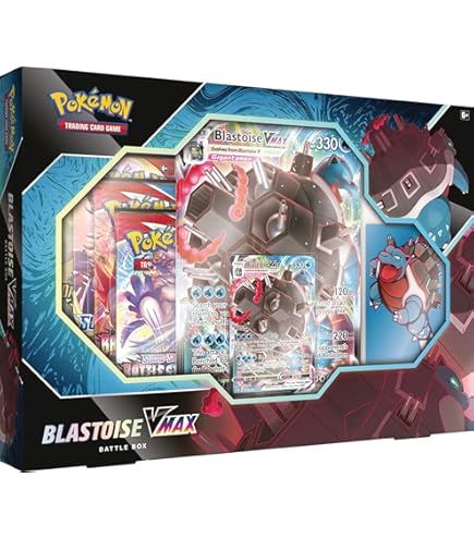 Pokemon Blastoise EX Power Trios Tin Card Game : Amazon.com.au