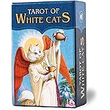 タロットカード 78枚 ウェイト版 ミニチュア タロット占い 【 ホワイトキャッツ・タロット ミニ Tarot Of White Cats MINI 】日本語解説書付き [正規品]