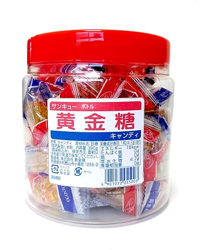 Amazon.co.jp: 黄金糖飴 130g ×4袋セット PSJBOX 飴 アメ 金銀糖 お