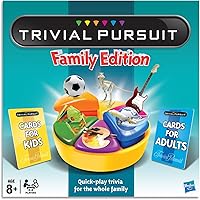 Trivial Pursuit Family Edition - Board Game - Ages 8+