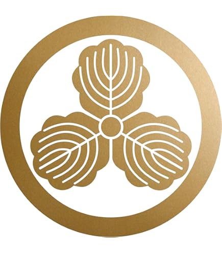 Amazon.co.jp: imoninn 家紋ステッカー【丸に三つ柏】013