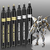 Amazon | ZEYAR リキッドゴールドクロームペイントマーカー DIY