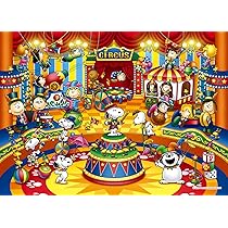 新品未開封❗️アポロ社「ピーナッツ・サーカス」ジグソーパズル