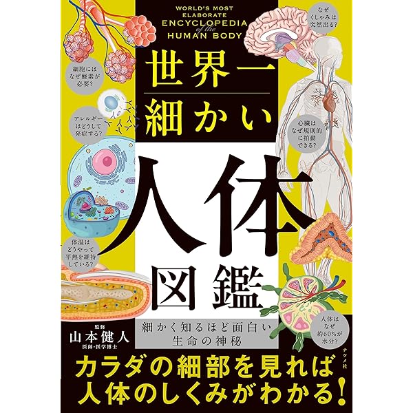 Amazon.co.jp: 知りたいことが1冊ですべてわかる 人体の全解剖図鑑