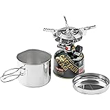 キャプテンスタッグ(CAPTAIN STAG) 一人用鍋セット オーリック 小型 ガスバーナーコンロ・クッカーセットM-6400