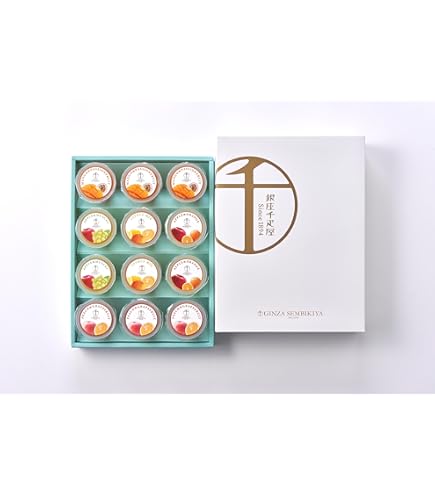 Amazon.co.jp: 銀座千疋屋 銀座フルーツジュレ 【 常温 包装済み 短冊