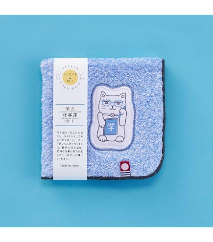 Amazon｜Kosugizen いい日々を招く タオルミニハンカチ 招き猫