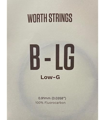 Amazon.co.jp: Worth Strings BL-LG ウクレレ弦 ブラウンライトLow-G