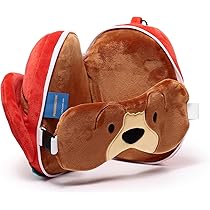 Shaun The Sheep Relaxeazz Plush Travel Pillow & Eye Mask | Great British Brands USA - View #2