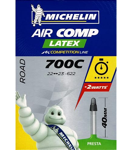 Amazon | ミシュラン Michelin ラテックスチューブ 700C 仏式 AIRCOMP