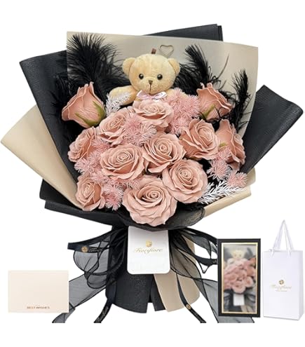 Amazon｜Fiorifiore 人気 ソープフラワー 母の日 花束 プレゼント
