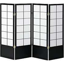管265☆ダルギア☆DARGIA☆木製手彫り☆4連パーテーション☆ 衝立☆間仕切 Amazon｜完成品 天然木の和風衝立 4連タイプ 高さ120cm 間仕切り