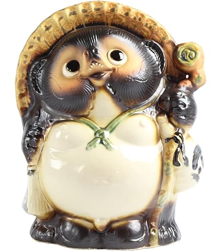 Amazon.co.jp: 福来る 狸 タヌキ たぬき の置物20号 65cm 信楽焼