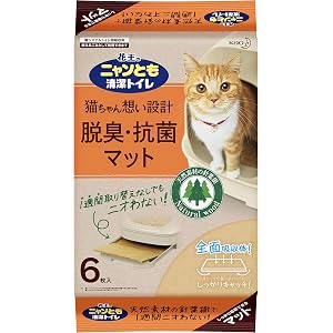 花王 ニャンとも清潔トイレ 脱臭・抗菌マット 6枚入り [猫用トイレ]