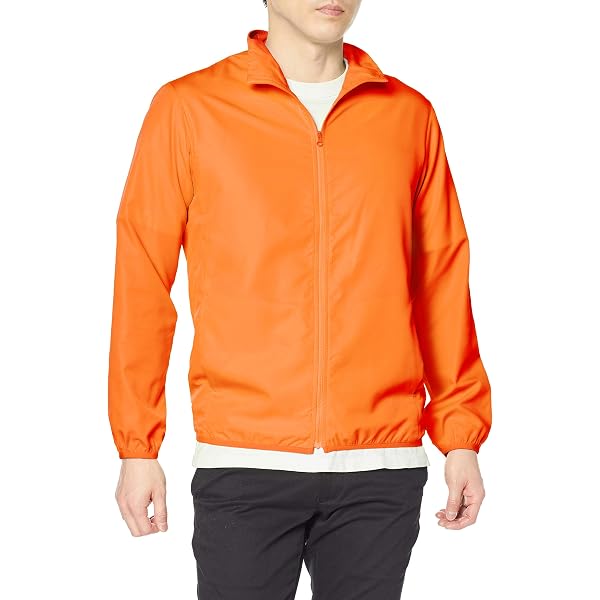 Glimmer Men's Dry Sweat Zip Jacket - Medium Weight Stretch Sweatshirt, Moisture Wicking (Size M, 7.7 Oz)