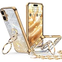 Amazon.co.jp: Rockaway 互換性 iPhone 17用 ケース ダブルリング付き