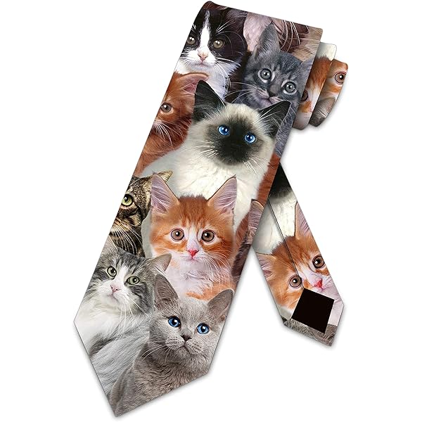 cat print tie