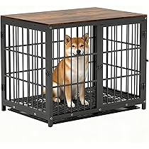 Amazon | BingoPaw 犬用ケージ 屋根付き 大型犬 中型犬 2匹小型