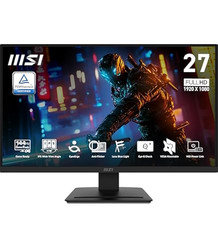 MSI PRO MP273U, IPS 3840 x 2160 (UHD) Computer Monitor, 4K, 60 Hz