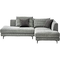 Amazon.co.jp: 関家具(Sekikagu) カウチソファ L字 ソファ 鉄脚