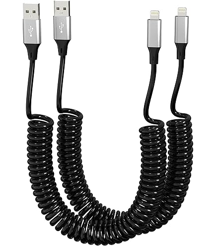 iPhoneコード Amazon.co.jp: USB コイルライトニングケーブル iphone 充電