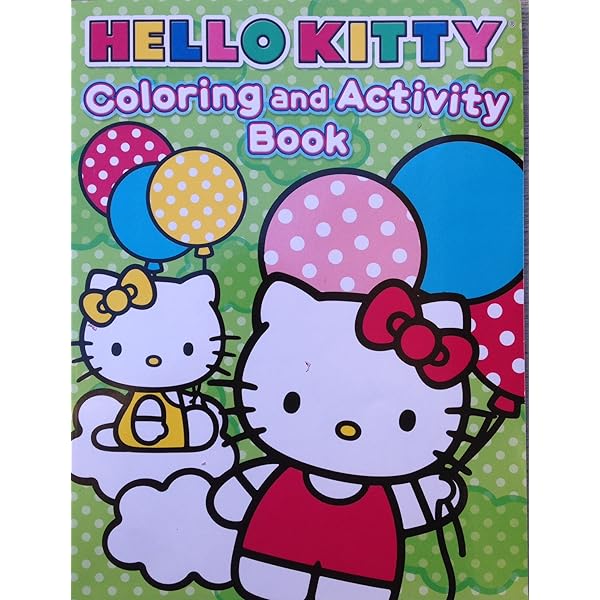 Amazon.co.jp: ハローキティ ジャンボ塗り絵&アクティビティブック