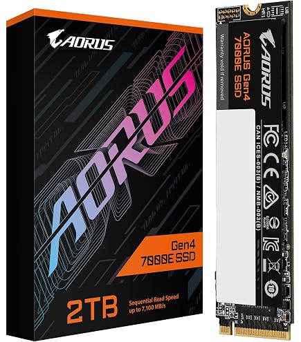 Amazon | Gigabyte AORUS Gen4 7300 SSD 1TB PCIe 4.0 NVMe M.2 内蔵