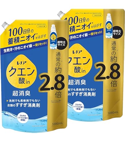 Amazon | セット販売 本体詰替 レ ノアクエン酸in超消臭 クリア