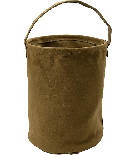 超特大オリーブの木　バスケット ボウル 　しっかりドスンと構える　約28cm Amazon.co.jp: Rothco 電工バケツ キャンバス生地 ウォーターバケット